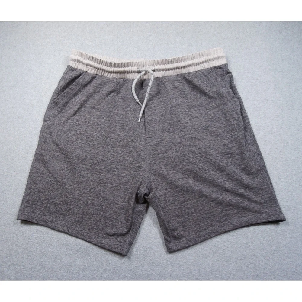 Marine Layer Shorts Mens Large Gray Weekend Sport Activewear Stretch Casual Gym